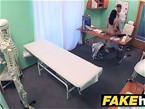 fake clinic Doctors man meat stretches sizzling Portuguese babe